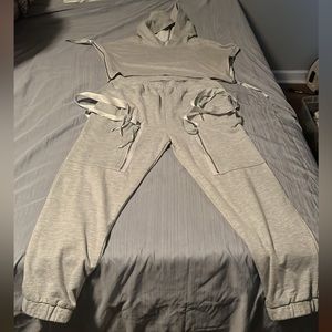 Women’s two piece crop top set